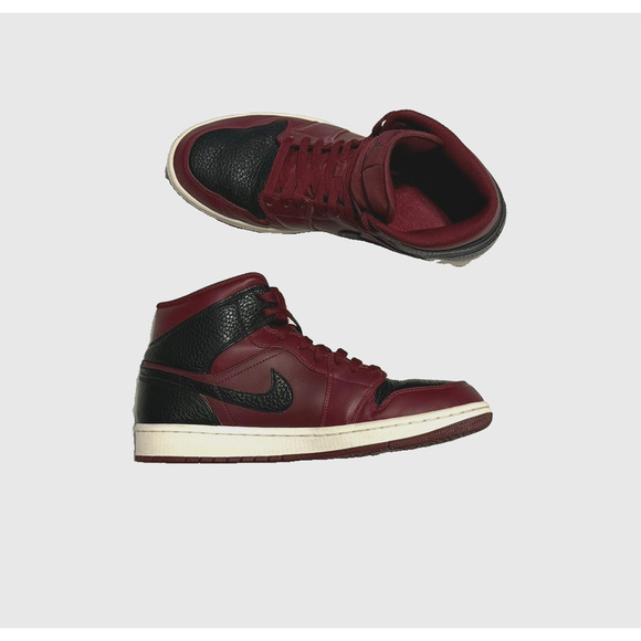 Jordan 1 Retro Mid 2017 Team Red Black Summit White Size 9 With Box Nike Mens main image 10